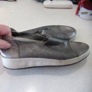 patrizia leather pewter modern   Slip On Leather Shoes Fashion  casual 38 7.5
